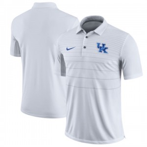 S-3XL Kentucky Wildcats White 2017 Early Season Polo