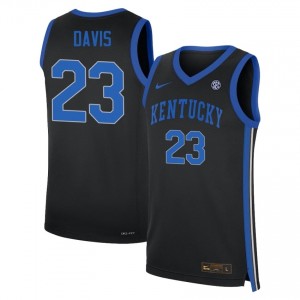 #23 Black Men Anthony Davis Game College Basketball Kentucky Wildcats Jerseys