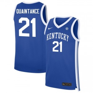 #21 Royal Men Jayden Quaintance Game College Basketball Kentucky Wildcats Jersey