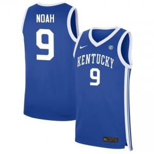 #9 Royal Men Trent Noah NCAA College Basketball Kentucky Wildcats Jerseys