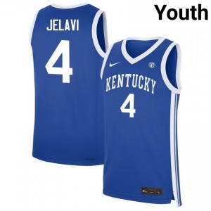 #4 Royal Youth Andrija Jelavic Official College Basketball Kentucky Wildcats Jersey