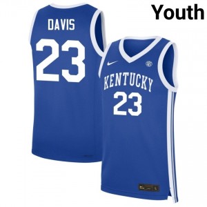 #23 Royal Youth Anthony Davis NCAA College Basketball Kentucky Wildcats Jerseys