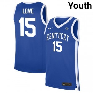 #15 Royal Youth Jaland Lowe University College Basketball Kentucky Wildcats Jerseys