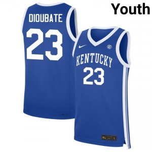 #23 Royal Youth Mouhamed Dioubate Replica College Basketball Kentucky Wildcats Jerseys