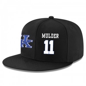 Kentucky Wildcats Mychal Mulder #11 Adjustable Snapback Hat - Black