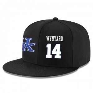 Kentucky Wildcats Tai Wynyard #14 Adjustable Snapback Hat - Black