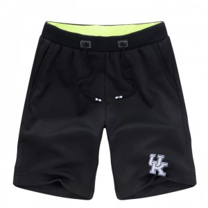 S-3XL Kentucky Wildcats Black College Banded Bottom Distressed Short Sandbeach Pants