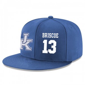 Isaiah Briscoe Kentucky Wildcats Adjustable Snapback Hat Blue #13 