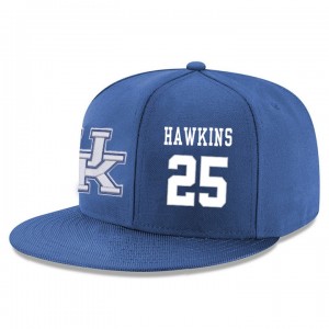 Average Dominique Hawkins Kentucky Wildcats #25 Blue Adjustable Snapback Hat