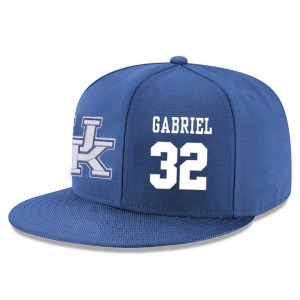 #32 Wenyen Gabriel Blue Kentucky Wildcats Adjustable Snapback Hat