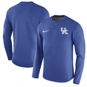 Nike Kentucky Wildcats Crew Neck Pullover Sweatshirt Royal Modern 