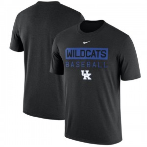 S-3XL Baseball Kentucky Wildcats Men's Black 2017 College Legend T-shirt