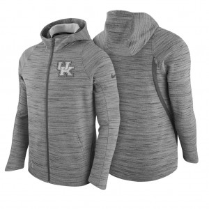 Charcoal Men's Elite Hyper Kentucky Wildcats Full-Zip Hoodie