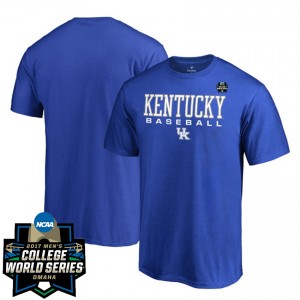 Royal Men's 2017 World Series True Sport Baseball Kentucky Wildcats T-shirt