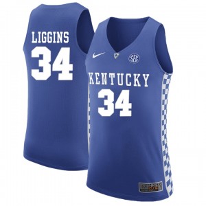 Kentucky Wildcats DeAndre Liggins #34 Men's Basketball Jersey - Royal