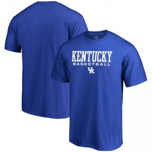Kentucky Wildcats Men's Team Logo True Sport Basketball T-shirt - Royal