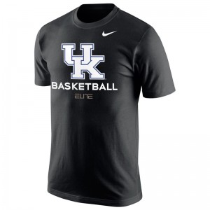 S-3XL Basketball Kentucky Wildcats Men's Black University T-shirt