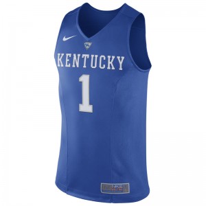 Hyper Performance Men's Royal Elite Basketball #1 Kentucky Wildcats Jersey