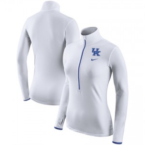 Kentucky Wildcats Women's Mother's Day HyperWarm Half-Zip Jackets - White