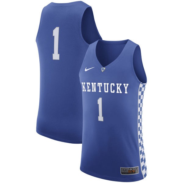 S-3XL Basketball Kentucky Wildcats #1 Youth Royal Performance Jersey -  Kentucky Jersey